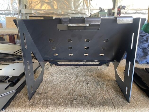 Direct Fire Cooker Box FIRE BOXES - flat pack with straps and cooking plates - Direct ...